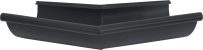 Угол жёлоба внешний 135° Grand Line 125/90 Matte PU 125 мм RAL 7024
