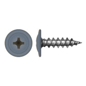 Саморез с прессшайбой по дереву 4,2x19 RAL 7015 (1000 шт)