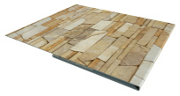 Планка финишная 48x25 Grand Line с покрытием Print Elite 0,45 мм Sand Stone TwinColor