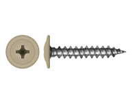 Саморез с прессшайбой по дереву 4,2x25 RAL 1035 (500 шт)