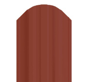 Штакетник фигурный Металл Профиль Trapeze-O 16,5x118 с покрытием NormanMP 0,5 мм RAL 3011