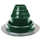 Проходка прямая Master Flash №2 диаметром 45-75 мм, 155х155 мм, зелёный, силикон