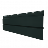 Металлический сайдинг Grand Line Квадро брус RAL 7016 с покрытием Drap 0.45 мм