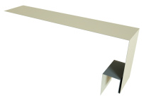 Планка околооконная сложная Блок-Хаус new 200x75x27 Grand Line с покрытием Satin 0,5 мм RAL 1015