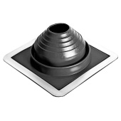 Проходка Комби Master Flash №4 диаметром 75-160 мм, 280х280 мм, тёмно-серый, EPDM