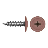 Саморез с прессшайбой по дереву 4,2x16 RAL 3009 (1000 шт)