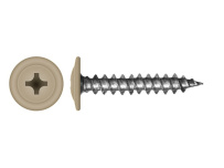 Саморез с прессшайбой по дереву 4,2x25 RAL 1019 (500 шт)