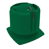 Основание для шахты Krovent Base-VT 270x270 мм с колпаком Hupcap Moto 190/125 Зелёный