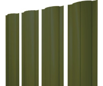 Штакетник Grand Line Круглый с покрытием GreenCoat Pural Matt 0,5 мм RR 11