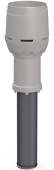 Вентиляционный выход Vilpe Flow 110C/ИЗ/400 Светло-серый