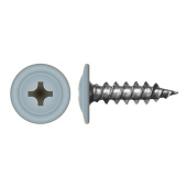Саморез с прессшайбой по дереву 4,2x19 RAL 7040 (1000 шт)