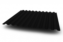 Профнастил С21-1000 с покрытием PurLite Matt 0.5 мм RAL 9005