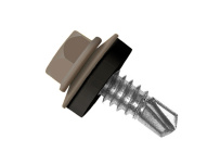 Кровельный саморез по металлу Daxmer 5,5x19 RAL 8025 (250 шт) сверло №3