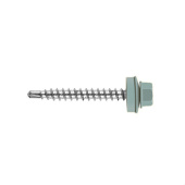 Кровельный саморез по дереву Daxmer 4,8x35 RAL 7042 (250 шт) сверло №1