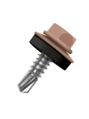 Кровельный саморез по металлу Daxmer 4,8x19 RAL 8023 (5000 шт) сверло №2