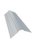 Планка фигурного конька 100x100 Grand Line с покрытием Satin 0,5 мм RAL 7004