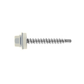 Кровельный саморез по дереву Daxmer 4,8x50 RAL 7004 (150 шт) сверло №1