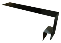 Планка околооконная сложная Блок-Хаус new 200x75x27 Grand Line с покрытием Satin Matt 0,5 мм RAL 9005