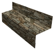 Отлив межэтажный 45 Grand Line с покрытием Print Elite 0,45 мм Fine Stone TwinColor