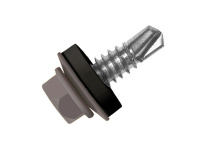 Кровельный саморез по металлу Daxmer 5,5x32 RAL 8019 (250 шт) сверло №3