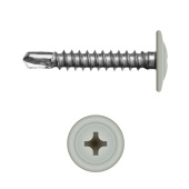 Саморез с прессшайбой по металлу Daxmer Pro 4,2x25 RAL 7047 (500 шт)