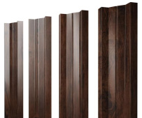Штакетник Grand Line М-образный A с покрытием Print Premium 0,45 мм Cherry Wood