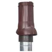 Вентиляционный выход Gervent Static ИЗ 125/160 мм Коричневый