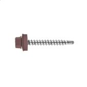 Кровельный саморез по дереву Daxmer 4,8x70 RAL 3005 (100 шт) сверло №1