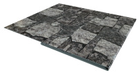 Планка финишная 48x25 Grand Line с покрытием Print Elite 0,45 мм King Stone TwinColor