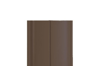 Штакетник Металл Профиль Ellipse-T 19x126 с покрытием Puretan 0,5 мм RAL 8017