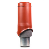 Вентиляционный выход Krovent Pipe-VT 150is диаметром 150/ИЗ/500 мм Кирпичный