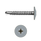 Саморез с прессшайбой по металлу 4,2x25 RAL 7040 (500 шт)