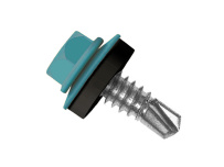 Кровельный саморез по металлу Daxmer 5,5x19 RAL 5021 (250 шт) сверло №3