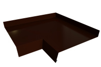 Угол отлива 200 внутренний Grand Line с покрытием Drap 0,45 мм RAL 8017