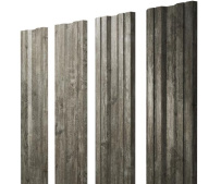 Штакетник Grand Line Twin с покрытием Print Elite 0,45 мм Nordic Wood TwinColor