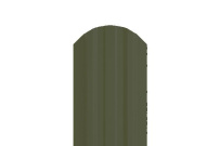 Штакетник фигурный Металл Профиль Lane-O 16,5x99 с покрытием VikingMP E 0,5 мм RAL 6007