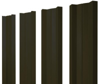 Штакетник Grand Line М-образный B с покрытием Satin 0,5 мм RAL 9005