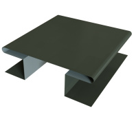 Планка H-образная стыковочная сложная Grand Line с покрытием GreenCoat Pural 0,5 мм RR 23