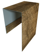 Планка П-образная Блок-Хаус new Grand Line с покрытием Print Elite 0,45 мм Antique Wood TwinColor