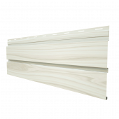 Металлический сайдинг Grand Line Квадро брус White Wood с покрытием Colority Print 0.45 мм