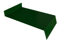 Отлив простой 150 Grand Line с покрытием Satin 0,5 мм RAL 6005