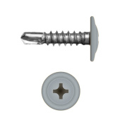 Саморез с прессшайбой по металлу 4,2x16 RAL 7040 (1000 шт)