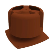 Основание для шахты Krovent Base-VT 270x270 мм с колпаком Hupcap 270 Кирпичный