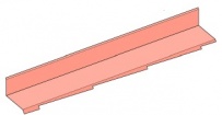 Планка примыкания левая Decra Stratos