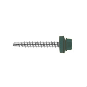 Кровельный саморез по дереву Daxmer 4,8x35 RAL 6005 (250 шт) сверло №1