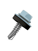 Кровельный саморез по металлу Daxmer 4,8x19 RAL 5024 (400 шт) сверло №2