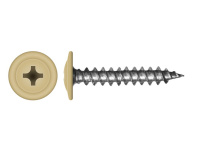 Саморез с прессшайбой по дереву 4,2x25 RAL 1002 (500 шт)