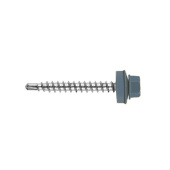 Кровельный саморез по дереву Daxmer 4,8x35 RAL 5009 (250 шт) сверло №1