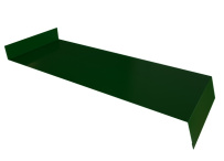 Отлив простой 250 Grand Line с покрытием Drap TX 0,45 мм RAL 6005
