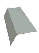 Карнизная планка 100x65 Grand Line с покрытием Satin 0,5 мм RAL 9006